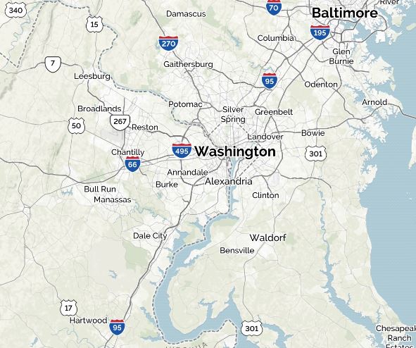 Service Area Map
